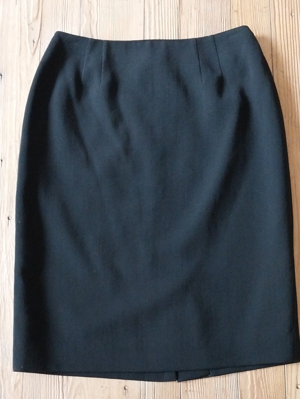 Ellen Tracy Black Tailored Pencil Skirt